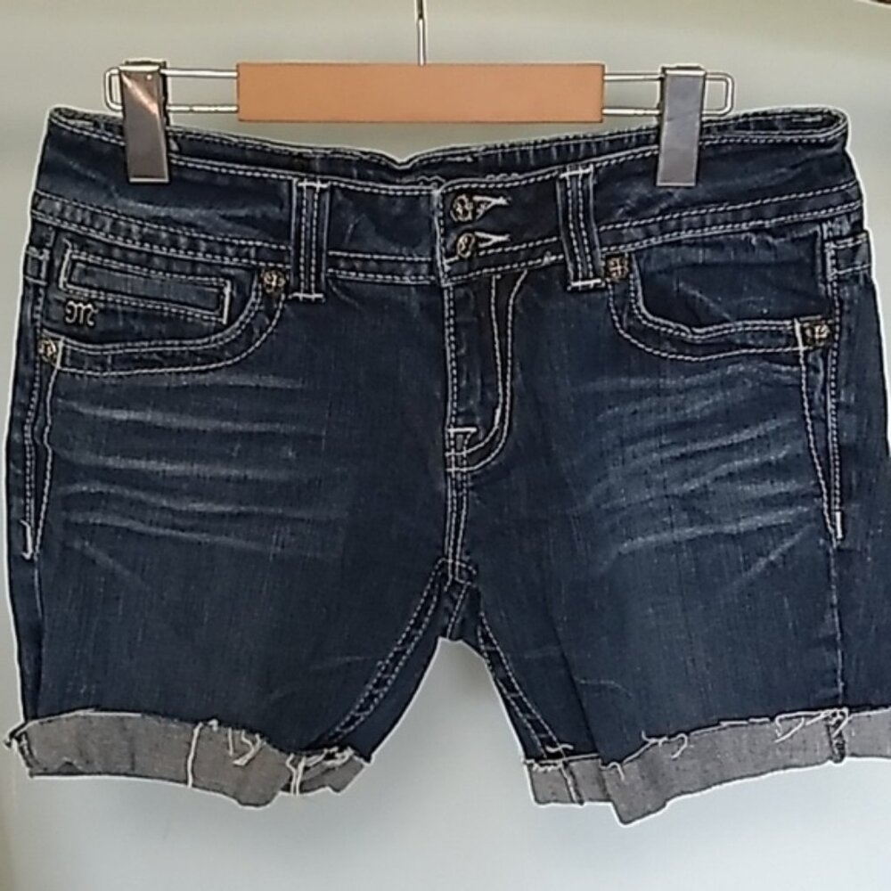 Miss Me diy cutoff zipper fly womens denim jean shorts in size 30